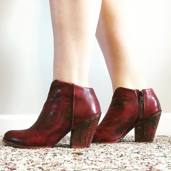 freebird red boots
